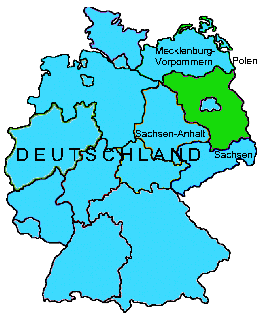 Das Bundesland Brandenburg - in den neuen Bundesländern